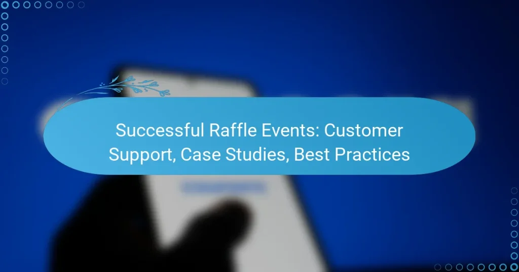 Événements de Tombola Réussis : Support Client, Études de Cas, Meilleures Pratiques